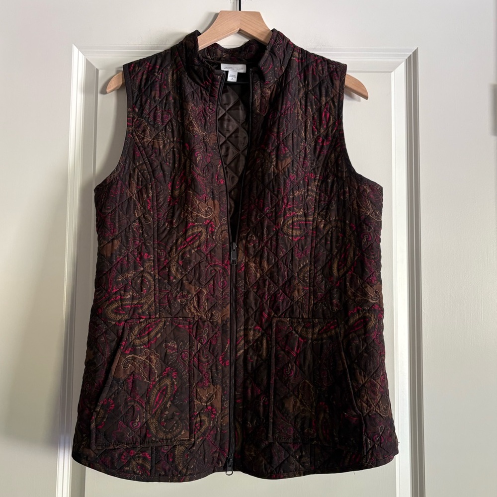 J.Jill Heritage Quilted Vest
